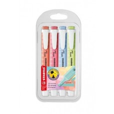 MARCADOR FLUORESCENTE STABILO SWING COOL PASTEL ESTOJO DE 4 UNIDADES MARCADOR FLUORESCENTE STABILO SWING COOL PASTEL ESTOJO DE 4 UNIDADES